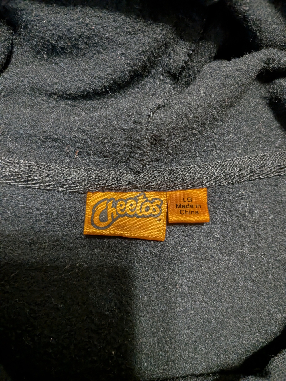 Cheetos Flamin Hot Graphic Hoodie Black Pullover Sweatshirt - Picture 2 of 7